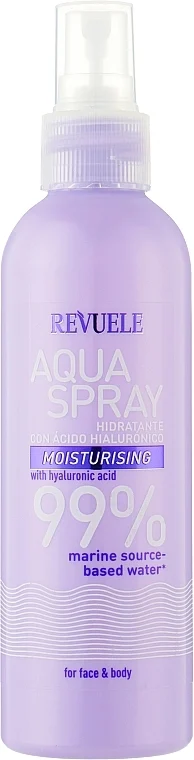 Spray idratante per viso e corpo con acido ialuronico