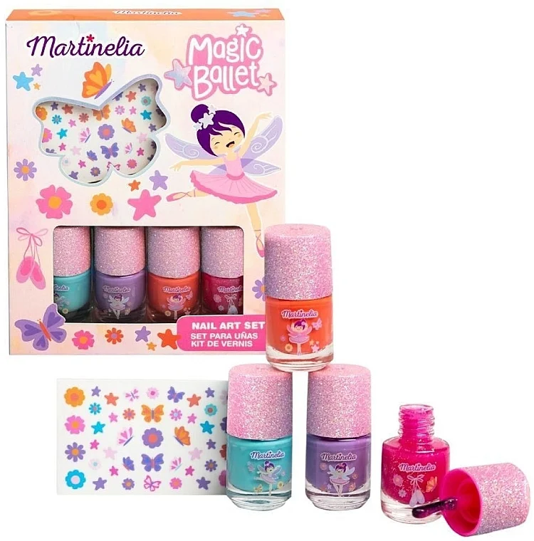 Martinelia Magic Ballet (nail/pol/4pcs + nail/sticker/1pcs)