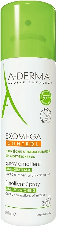 Spray emolliente per pelli secche e atopiche