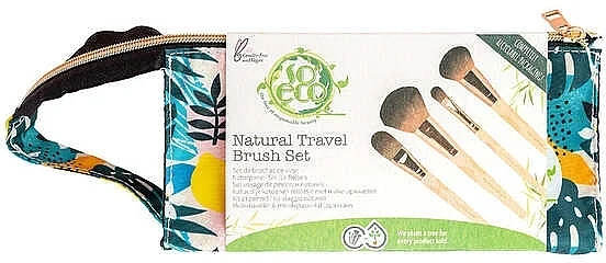 Set da viaggio di pennelli per trucco in pochette