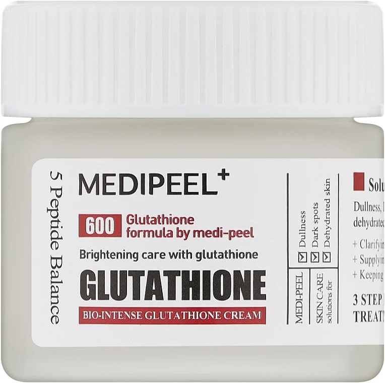 Crema viso schiarente con glutatione