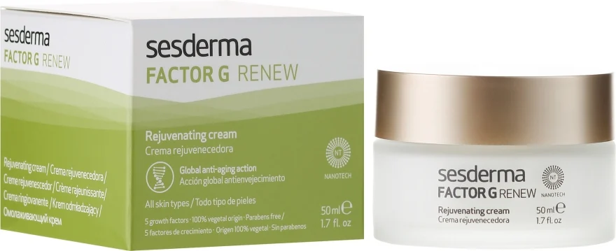 Crema viso rigenerante anti-età