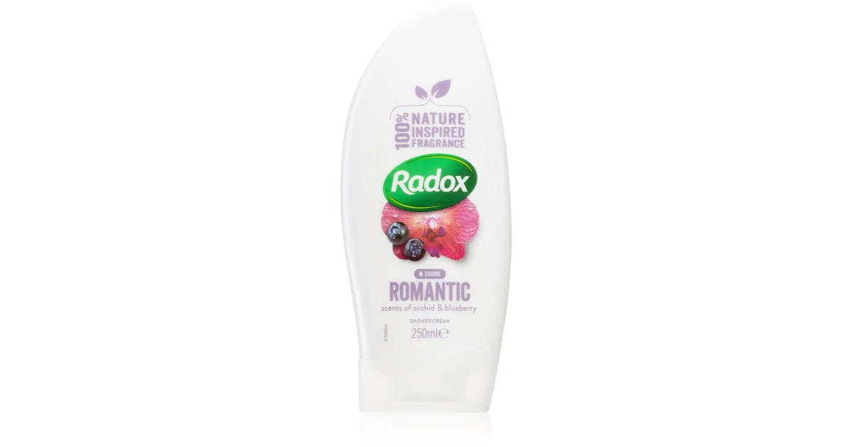 Radox Romantic Orchidea & mirtillo crema doccia delicata 250 ml
