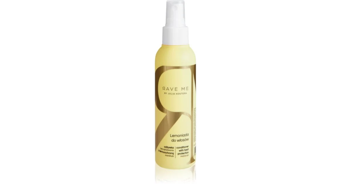 RaveMe Lemonade balsamo nutriente senza risciacquo per la termoprotezione dei capelli 100 ml