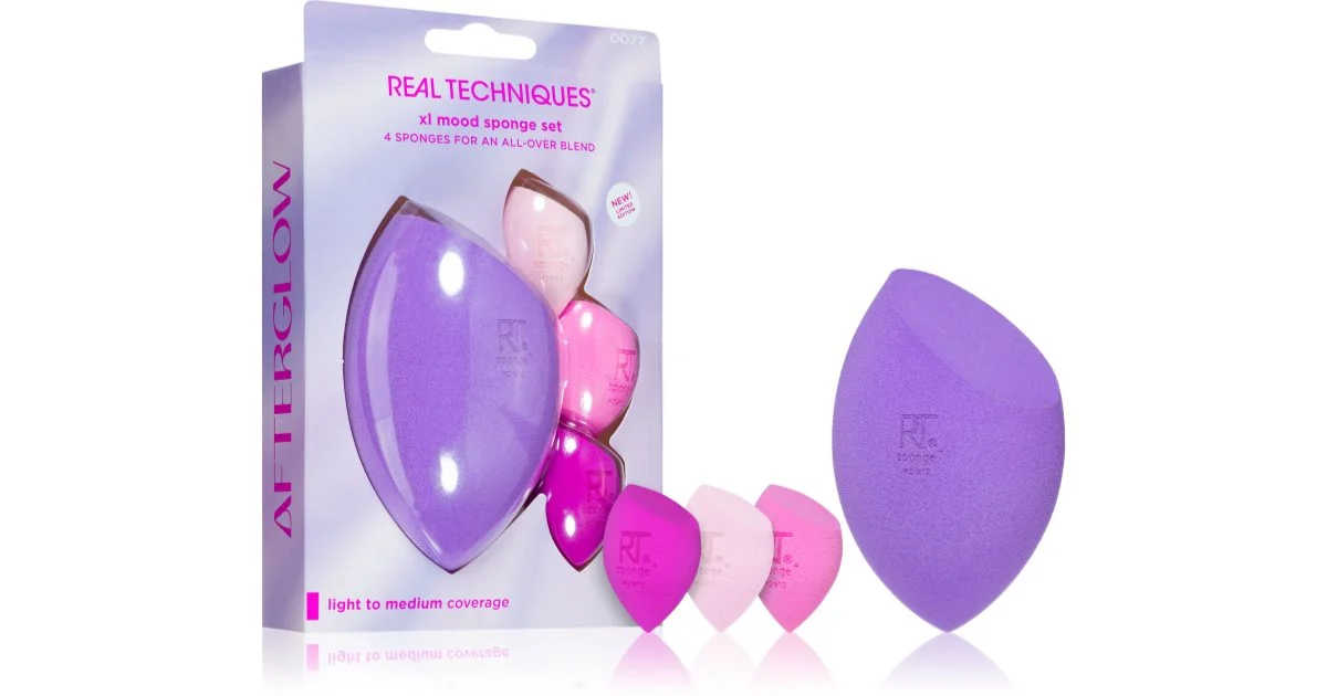 Set di spugne Real Techniques Afterglow XL Mood