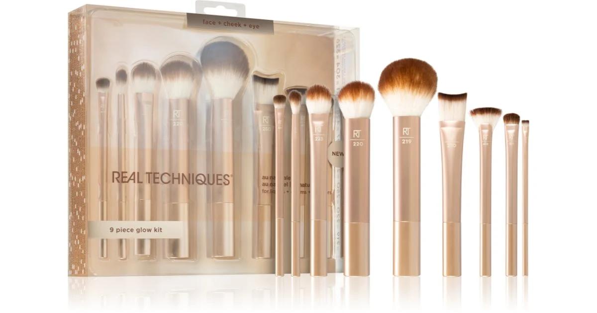 Real Techniques Au Naturale set di pennelli 9 pezzi