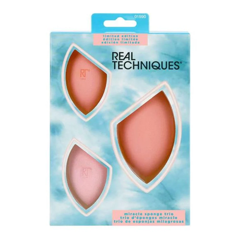 Set Trio Real Techniques Miracle Makeup spugna 3 pezzi
