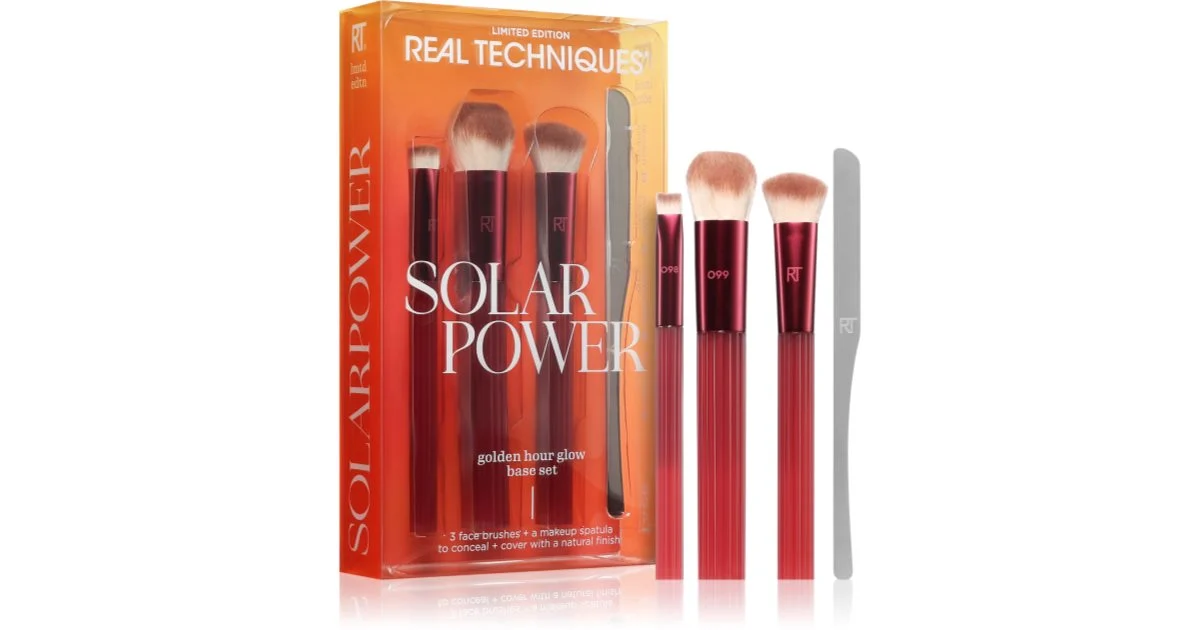 Set base Solar Power Golden Hour Glow Real Techniques