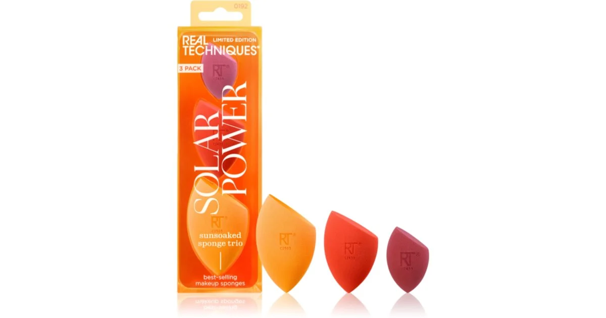 Trio di spugne Solar Real Techniques