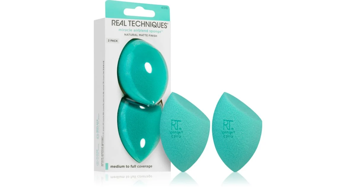 Real Techniques Miracle Airblend spugna Duo