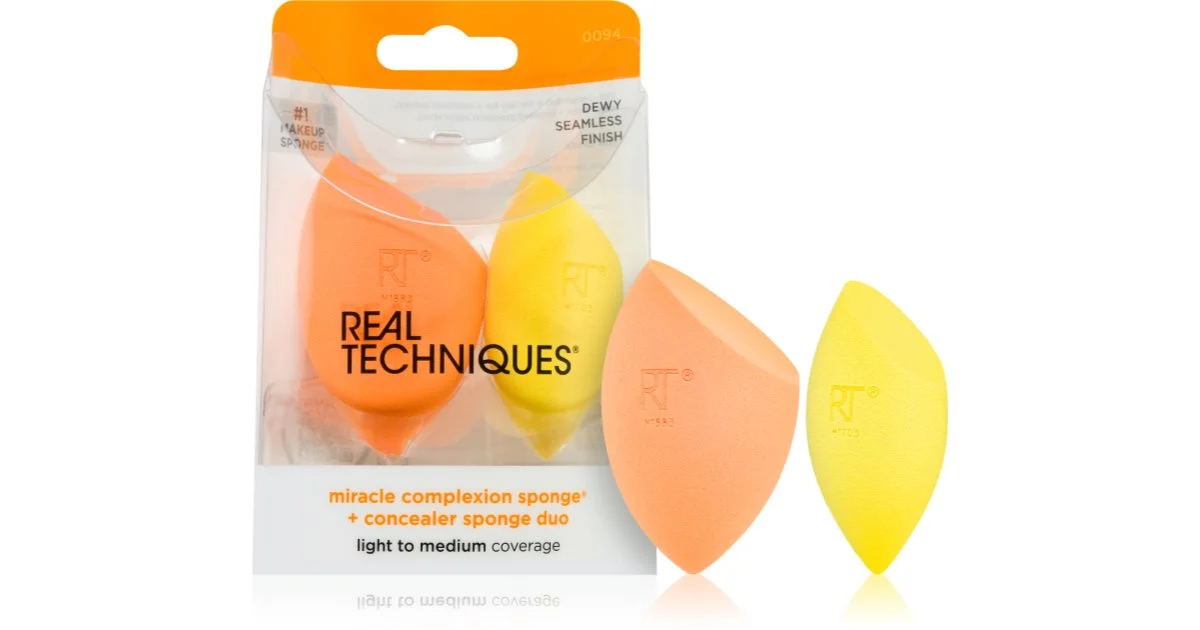 Real Techniques Miracle Complexion spugna + spugna correttore Duo