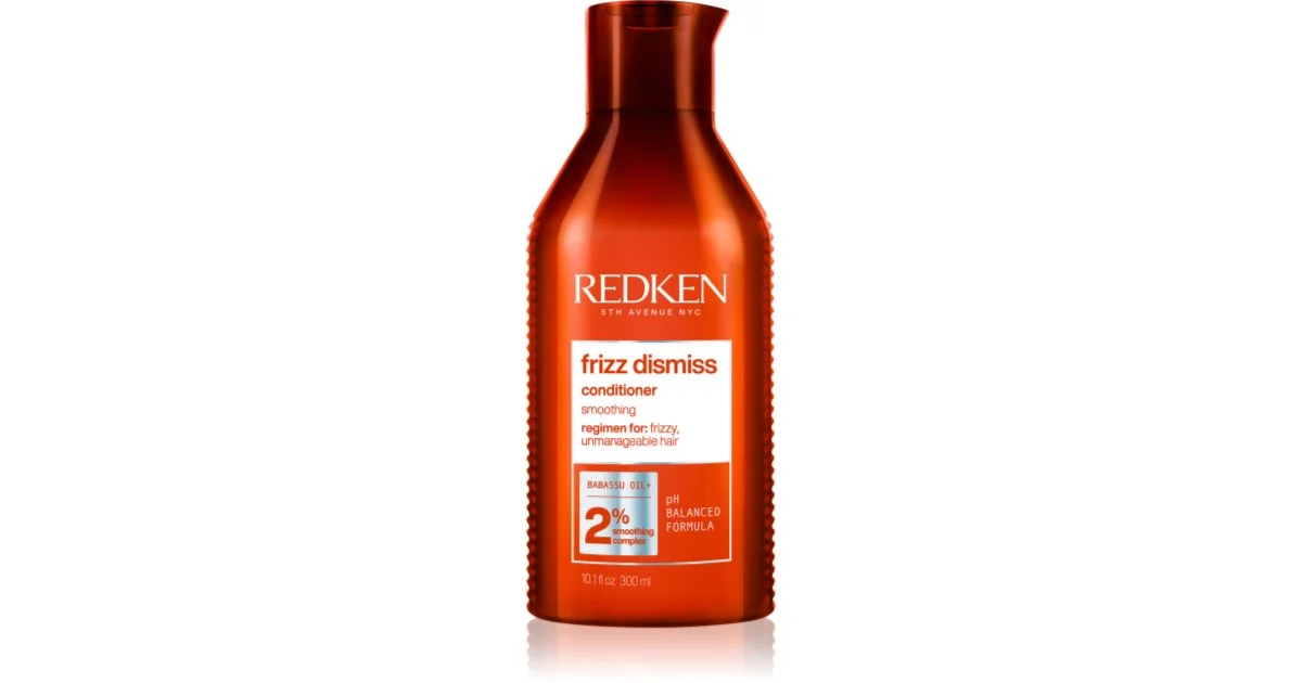 Redken Frizz Dismiss - Balsamo levigante per capelli ribelli e crespi - 300 ml