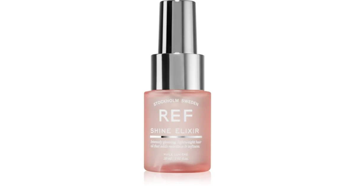 REF Shine Elixir olio per capelli per capelli brillanti e morbidi 30 ml