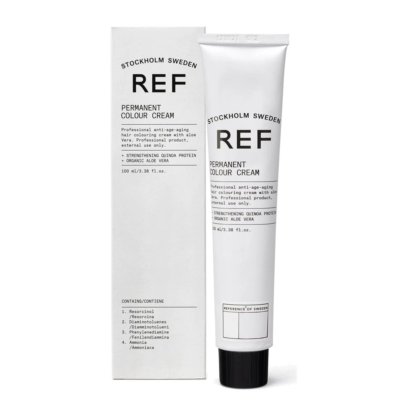 Ref Stockholm, Colore Permanente Vegano Permanente Vegano Tintura Per Capelli 5.26 Brillante Viola Rosso Marrone Chiaro 100 ml