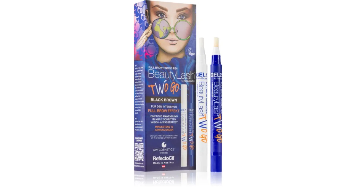 Refectocil Two Go Colore Sopracciglia Nero Marrone
