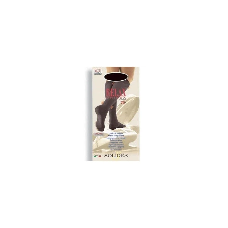 Solidea Relax 70Den Gambaletti Unisex Compressione 12 15 mmHg 4XL Grafite