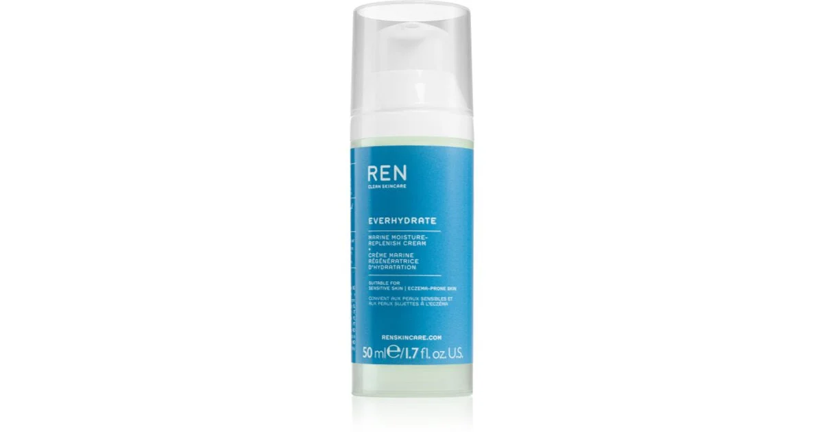 REN Everhydrate crema riempitiva per idratare e tendere la pelle 50 ml