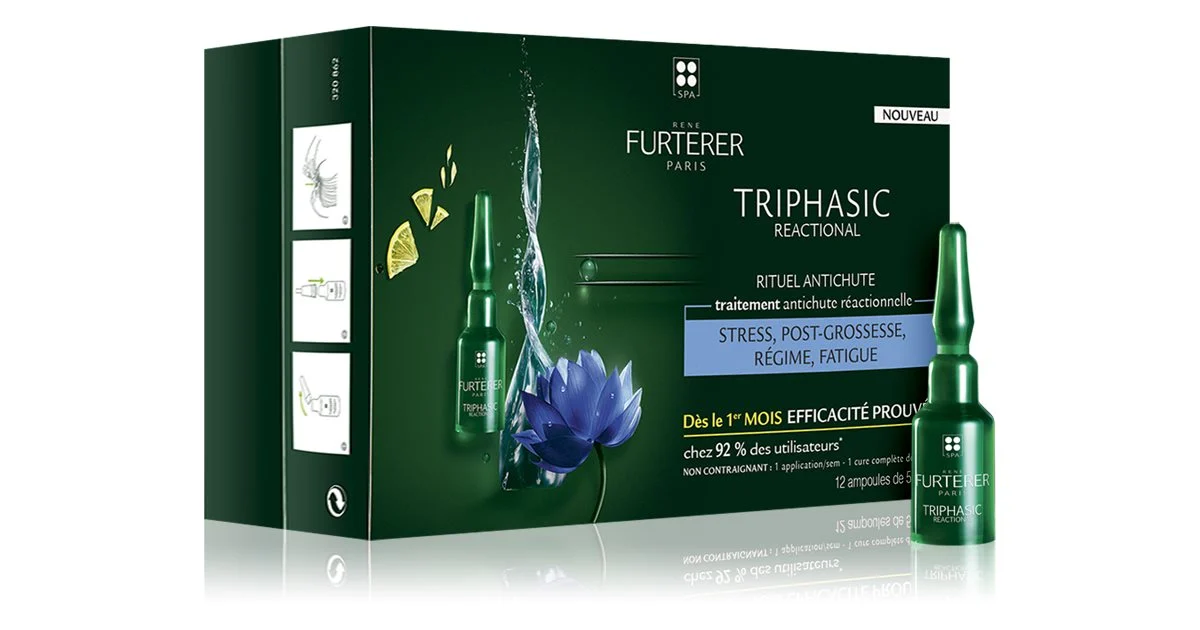 Rene Furterer Trattamento Reattivo Trifasico Anti Caduta Capelli 12x5ml