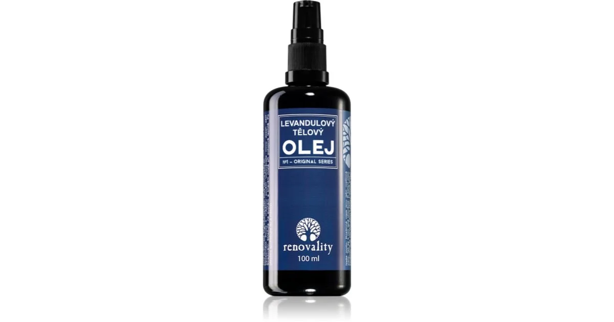 Renovality Original Series Lavanda olio corpo per massaggi 100 ml