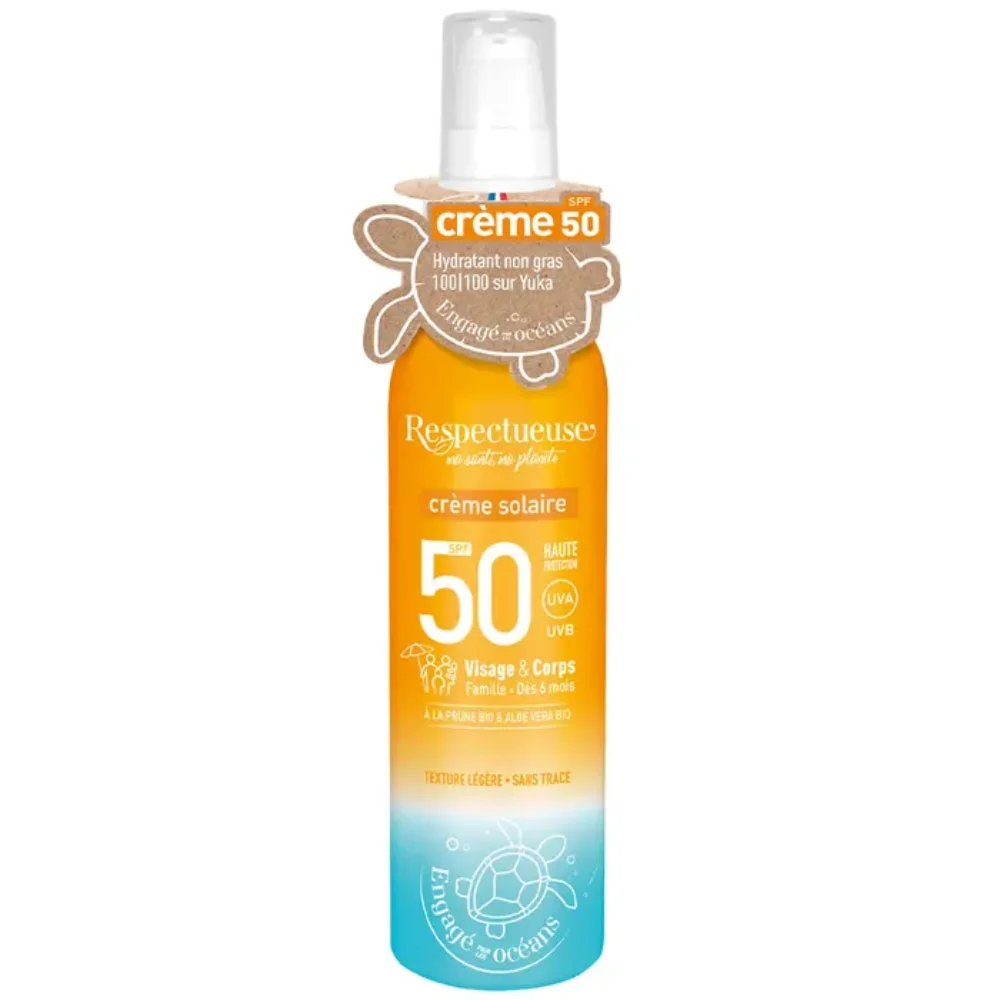 Respectueuse Crema Solare SPF50 Viso e Corpo 100ml