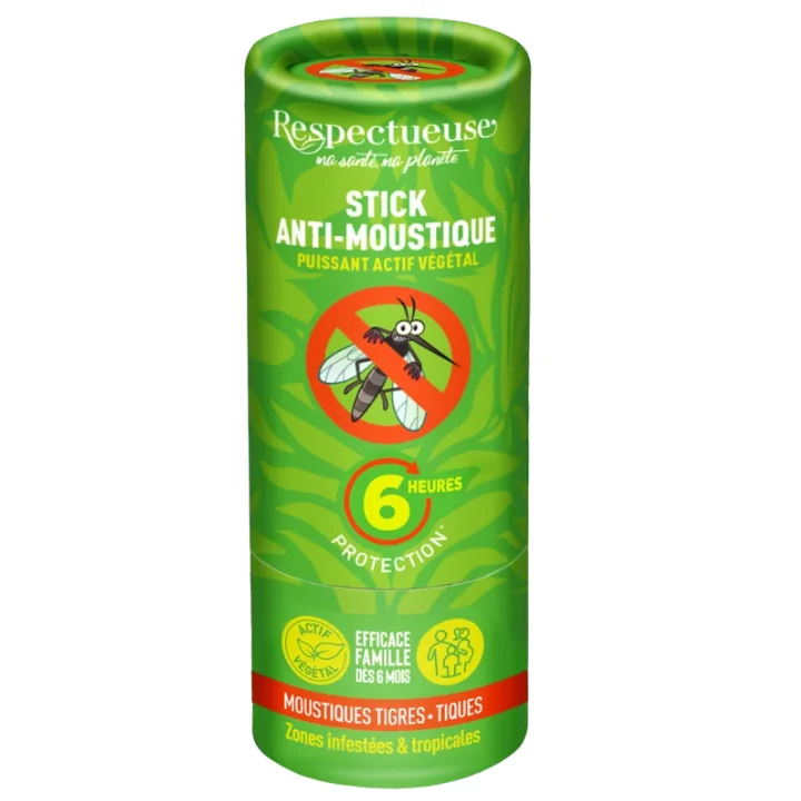 Respectue Stick Antizanzare Protezione 6H - Zone Infestate & Tropicali - 40ml