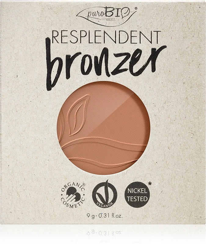 puroBIO Cosmetics Resplendent bronzer ricarica colore 05 Warm Brown 9 g