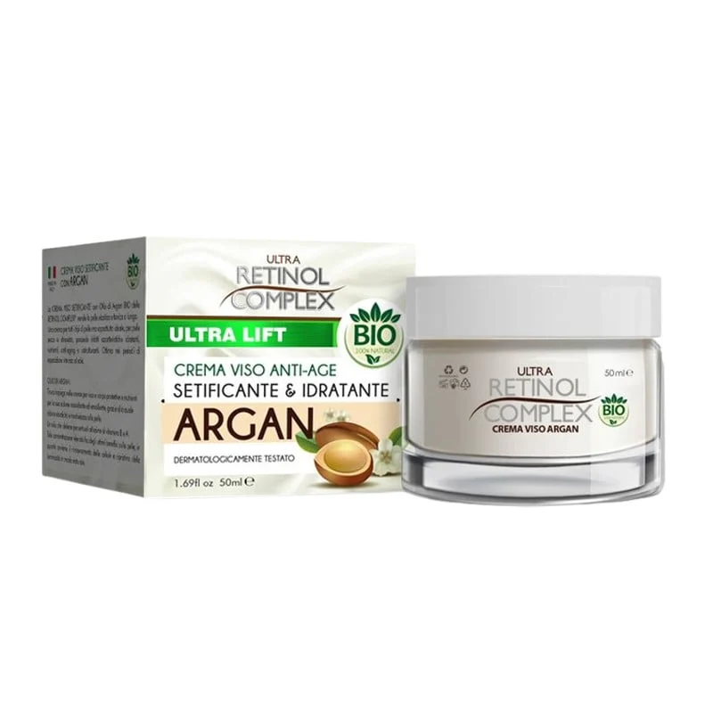 Retinol complex crema viso anti-age argan uomo 50 ml