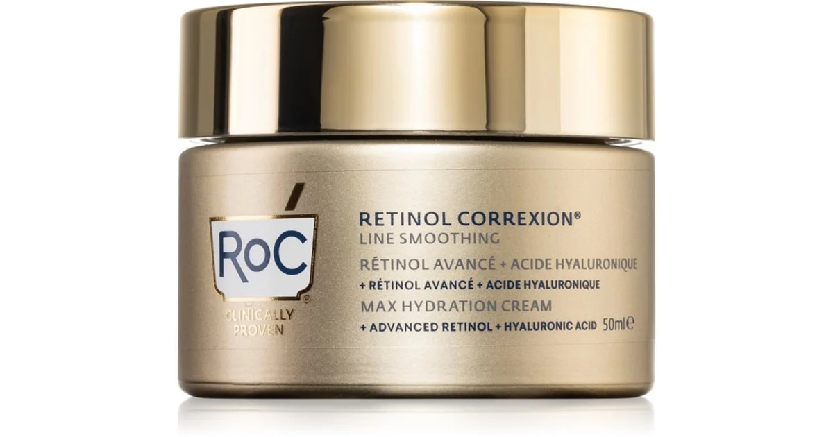 RoC Retinol Correxion Line crema levigante idratante con acido ialuronico 50 ml