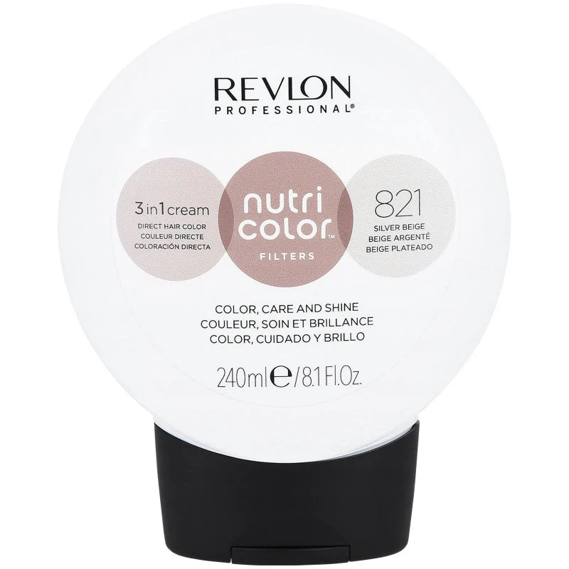 Maschera viso Revlon Nutri Color 240 ml, colore argento/beige, codice 821