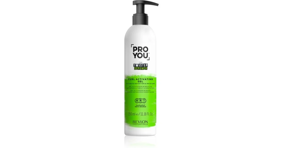 Revlon professional Pro You The Twister Scrunch Gel Attivatore (Capelli Ricci e Ondulati) - Gel di supporto alle onde - 350 ml