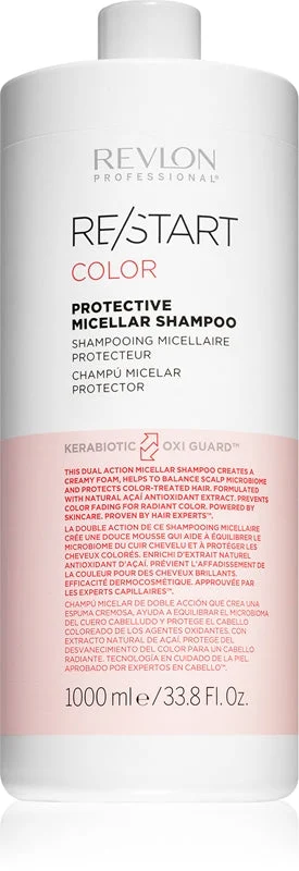 Revlon Restart Color Shampoo Micellare per capelli tinti, 1000 ml