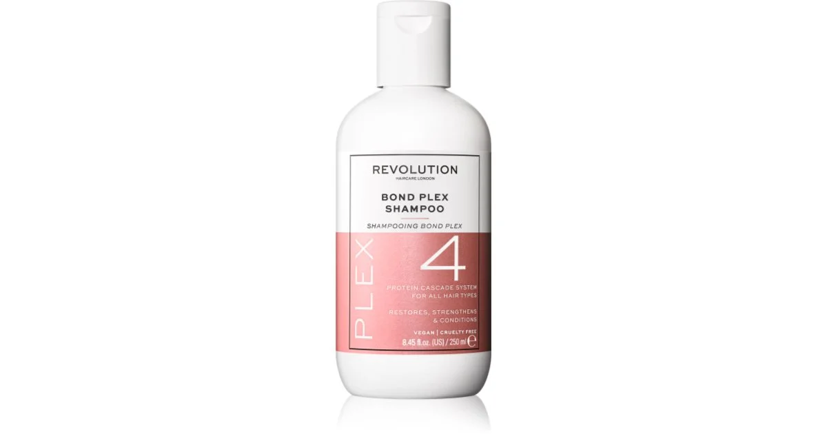 Revolution Haircare Plex No.4 Bond Shampoo nutriente intenso per capelli rovinati e secchi 250 ml