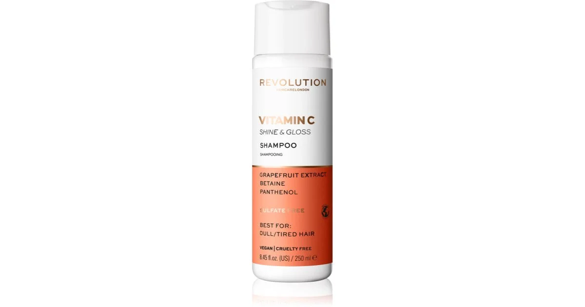 Revolution haircare Vitamin C Shine & Gloss Shampoo (lucentezza dei capelli) - 250 ml