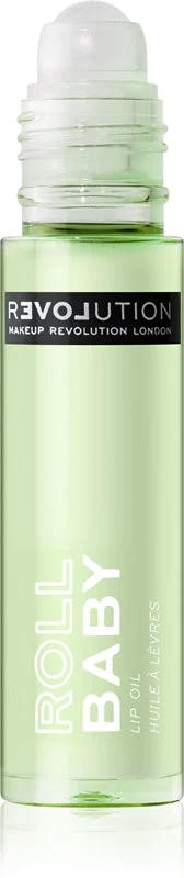 Revolution Relove Roll Baby olio tonificante per le labbra con profumazione Matcha 5 ml