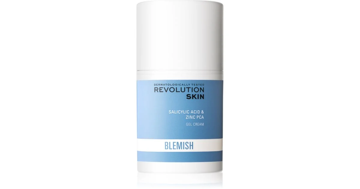 Revolution Skincare Acido salicilico e zinco PCA crema-gel idratante per pelli grasse e problematiche 50 ml