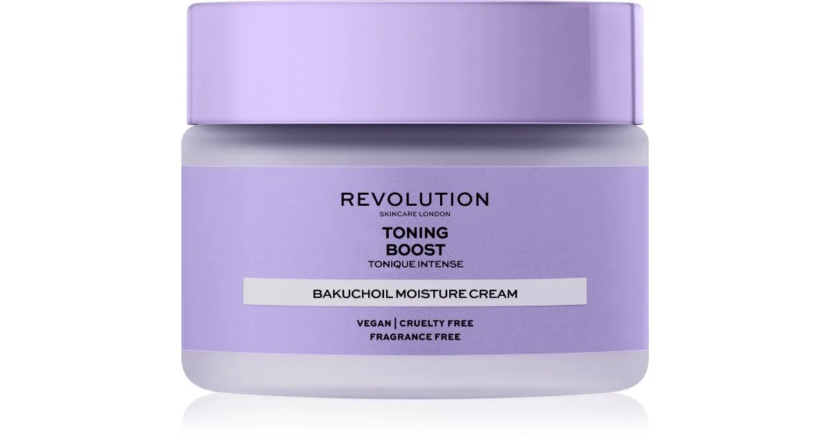 Revolution Skincare Boost Toning Bakuchiol crema lenitiva e idratante 50 ml