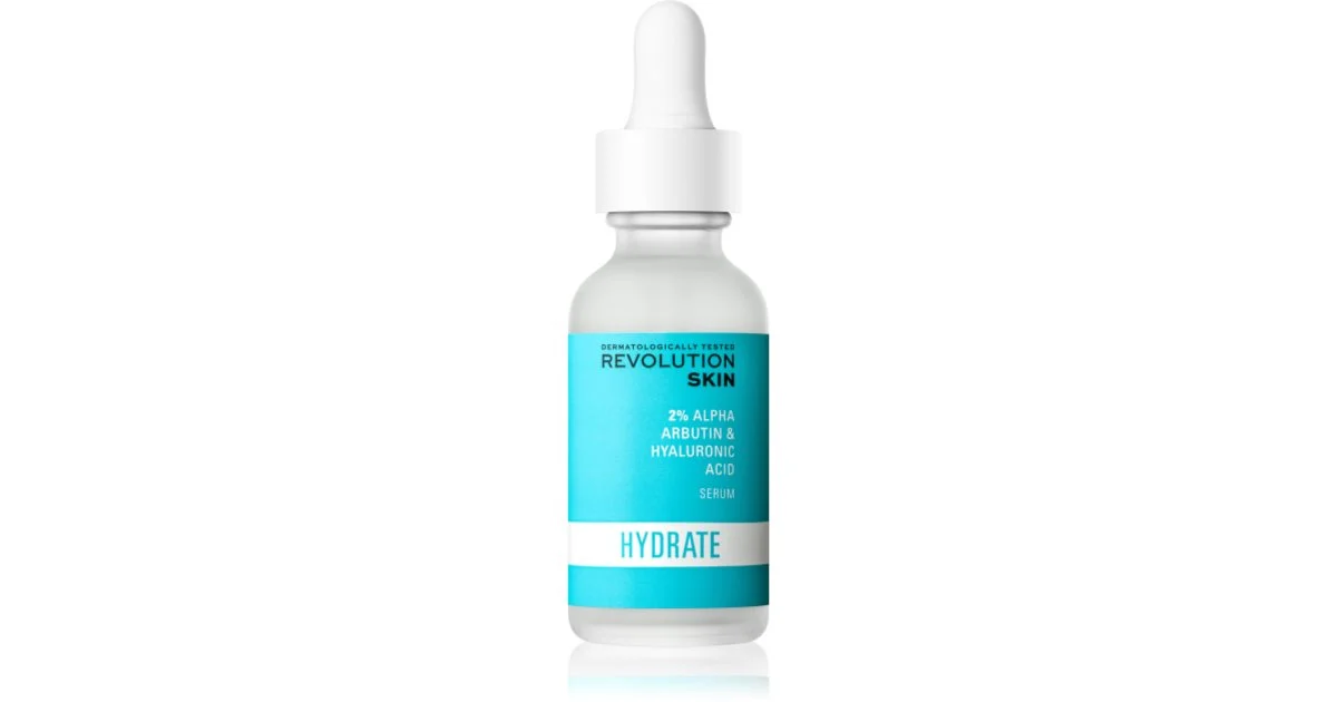 Revolution skincare Siero Idratante 2% Alfa Arbutina & Acido Ialuronico - 30ml