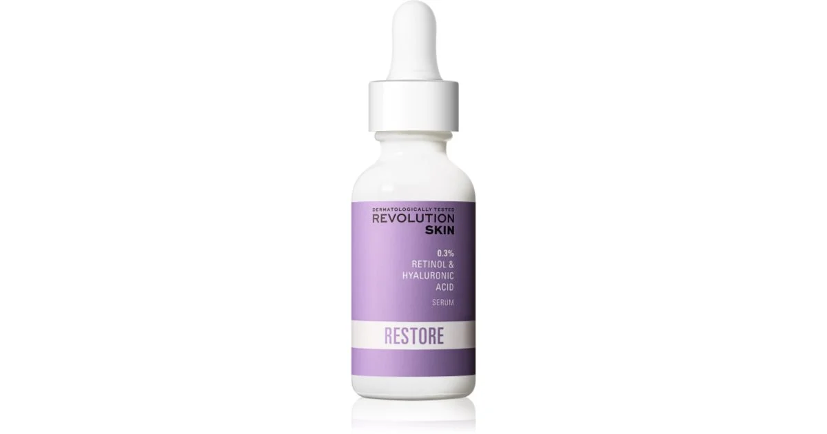 Siero per la pelle 0,3% retinolo con vitamine e acido ialuronico 30 ml