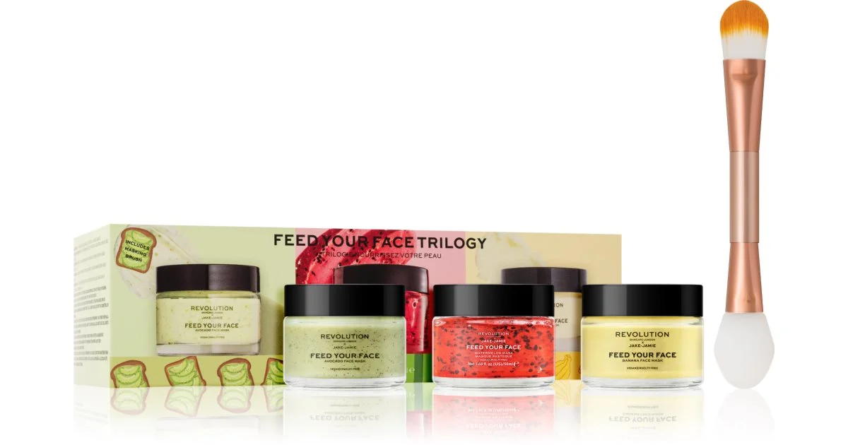 Revolution skincare Set Jake-Jamie Feed Your Face Trilogy