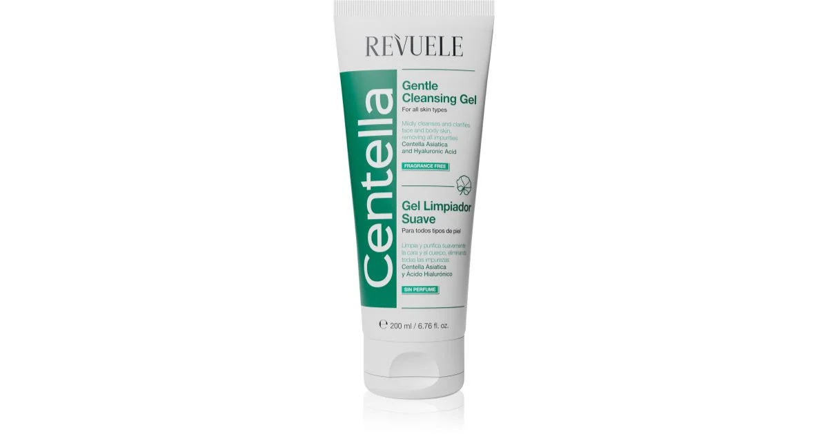Revuele Centella gel detergente delicato per viso e corpo 200 ml
