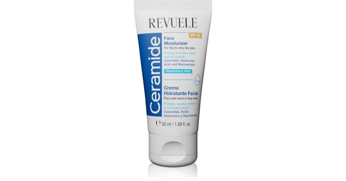 Revuele Ceramide crema protettiva giorno per pelli secche e molto secche SPF 25 50 ml