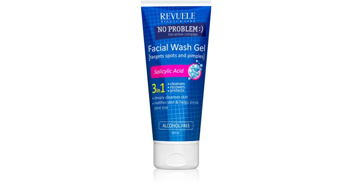 Revuele No Problem gel detergente opacizzante con acido salicilico 200 ml