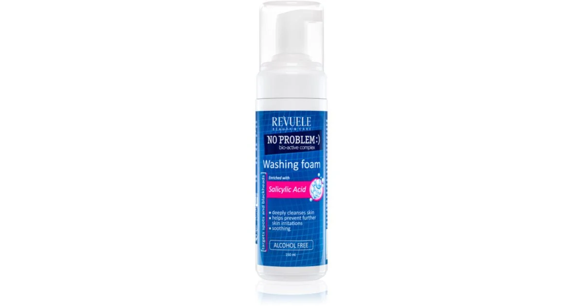 Revuele No Problem mousse detergente con acido salicilico 150 ml