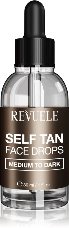 Revuele Paradise gocce autoabbronzanti per il viso colore Medio a scuro 30 ml