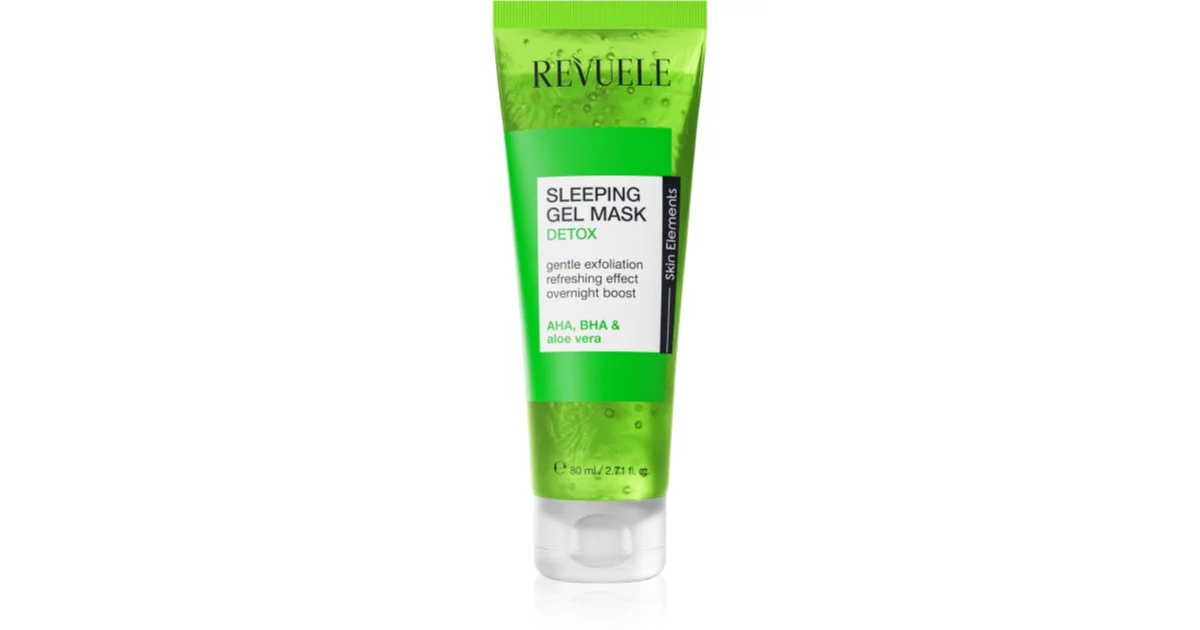 Revuele Gel maschera detossinante viso per la notte 80 ml
