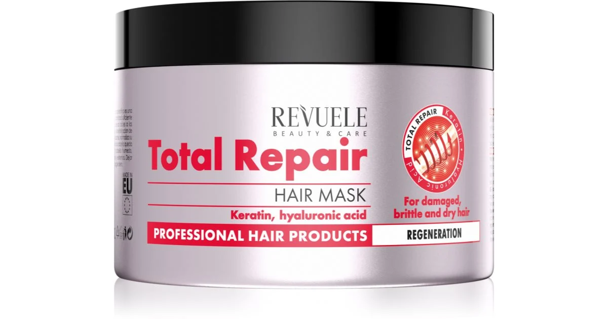 Revuele Total Repair maschera rivitalizzante per capelli rovinati 500 ml
