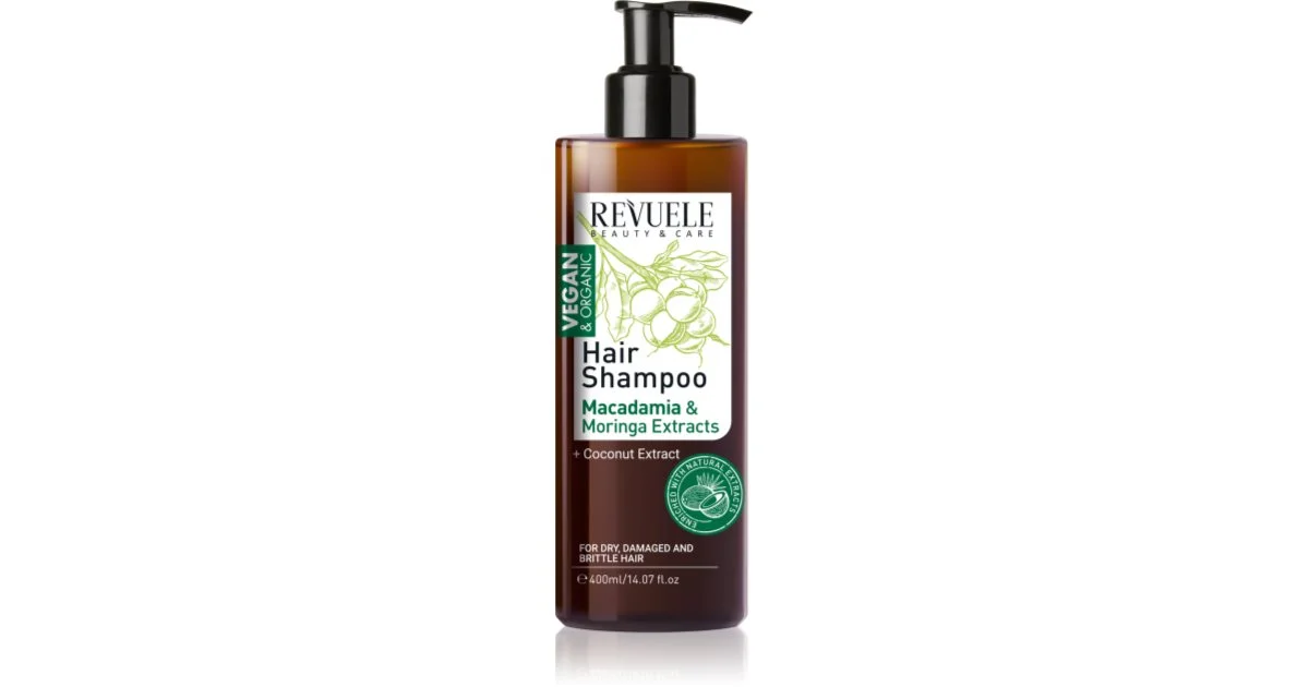 Revuele Vegan & Organic shampoo idratante per capelli rovinati e secchi 400 ml