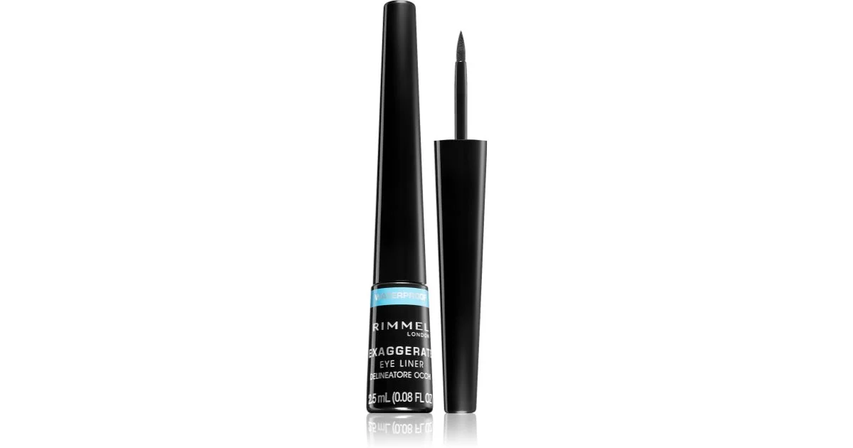 Waterproof Eye Liner Exaggerate (Waterproof Eye Liner) 2,5 ml - Tonalità: 003 Nero