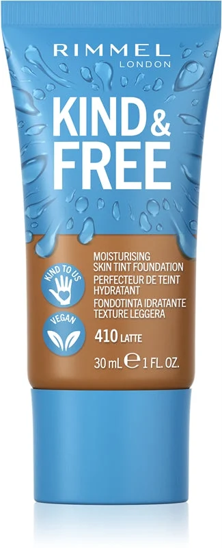 Rimmel Fondotinta idratante per la pelle Kind & Free 30 ml 410 Latte