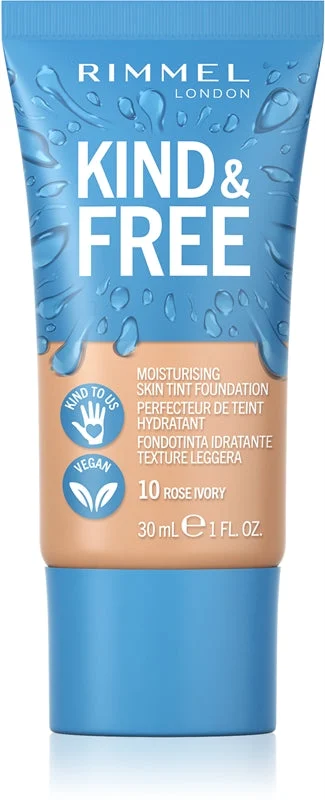 Rimmel Fondotinta idratante per la pelle Kind & Free 30 ml 10 Rose Ivory